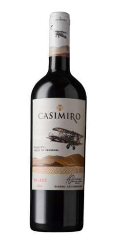 Vino Casimiro Malbec Valle Pedernal  750cc San Juan + Video