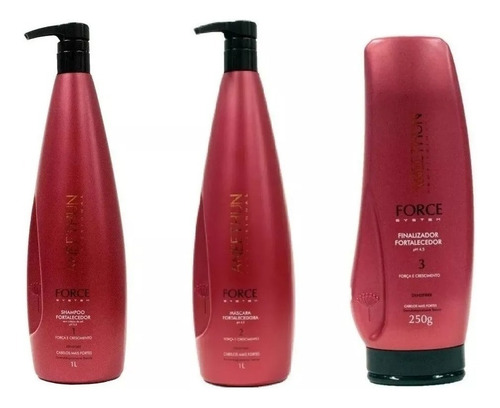 Kit Aneethun Force System Shampoo 1l + Máscara 1l + Finaliz.