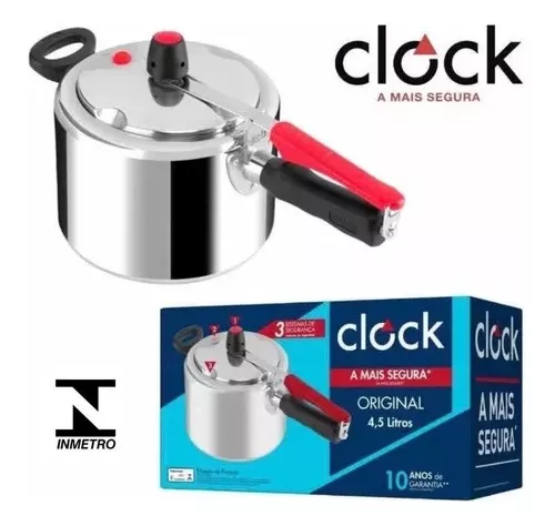 Panela De Pressão Clock Original 4,5l