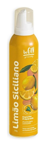 Espuma De Limão Siciliano Para Drinks Begin 240g
