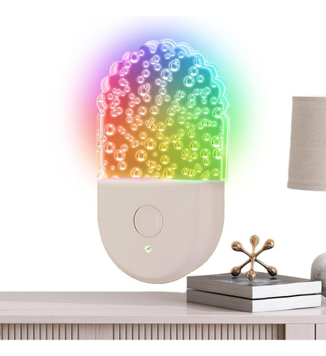 Lámpara De Pared Con Luz Nocturna Y Sensor De Luz Enchufable