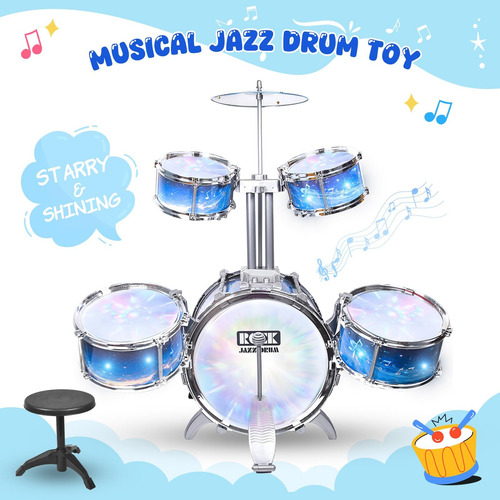 Set De Batería Para Niños Para Niños Pequeños, Juego De De 5