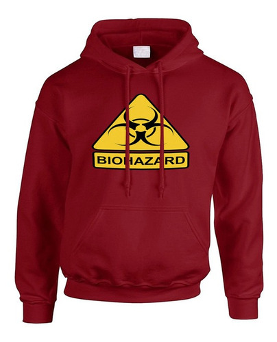 Buzo Hoodie Peligro Riesgo Biohazard R5