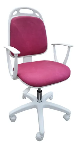  Silla de escritorio con ruedas para oficina en casa, silla de  muebles rosa, silla de escritorio rosa, sillas de oficina (color : D,  tamaño: 23.6 pulgadas de largo x 24 pulgadas