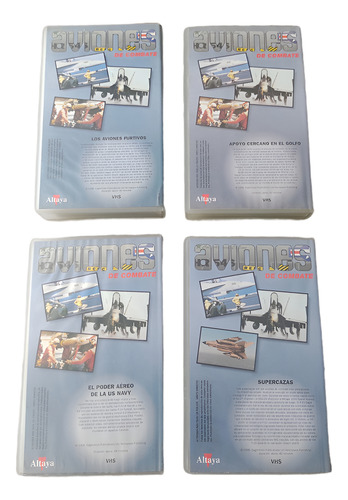 Vhs 4 Películas Aviones De Combate