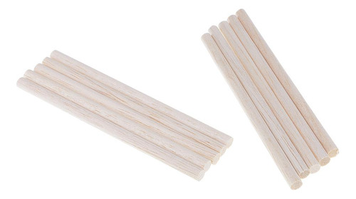3 Varillas Redondas De Madera