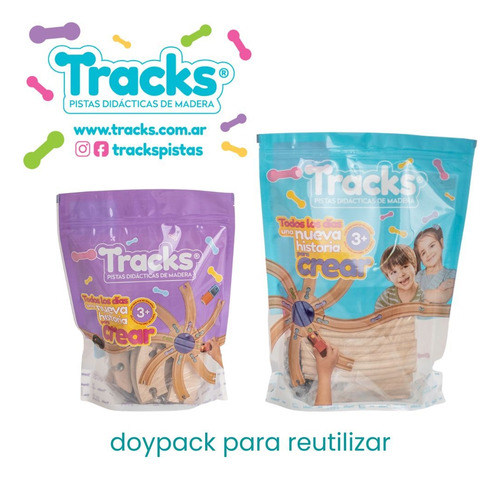 Tracks Pack 20 Vías Madera Extensión 100 % Compatible