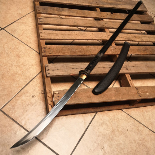 Naginata Lanza Japonesa Forajada Y Templada 100% Funcional