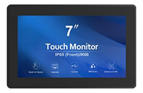 Monitores Táctiles Hdmi Pcap De Marco Abierto De 7