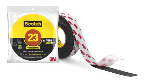 Fita De Autofusão Scotch 23 19 Mm X 5 M 3m