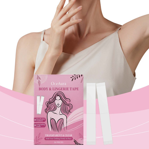 Cinta Adhesiva Transparente Y Transparente Para Cuerpo Y Len