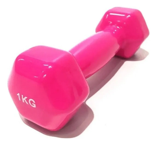 Pesa 1kg Mancuerna Rosa Fitpro Rosa Chicle