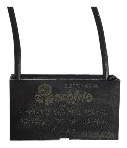 Capacitor De Arranque Com Fios 2.5uf 2,5uf 450vac Original