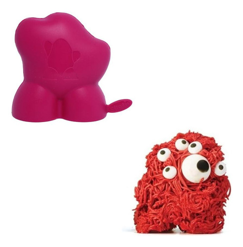 Molde Para Bolo Cupcake 3d Cake Doce Creature Rosa Chef'n