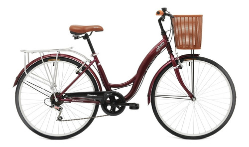 Bicicletas Baccio Liberty 26 6 Vel Paseo Dama Bordeaux Fama