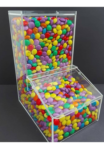 Pote De Acrilico P/ Guloseimas De Açaiteria Kit Com 10 Cor Cristal