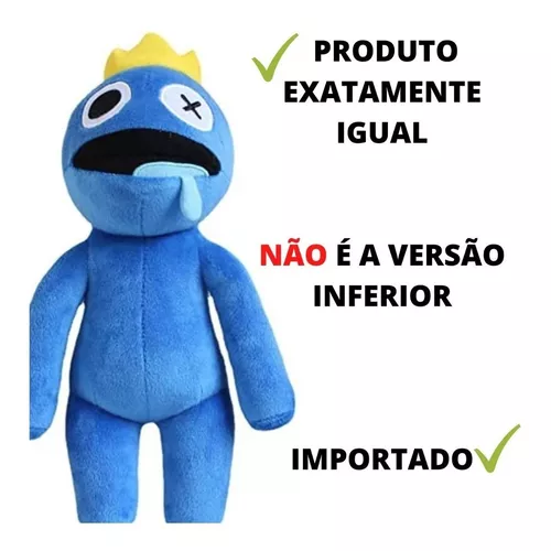 Boneco Azul Babão Rainbow Friends Roblox Blue Monstro Jogo