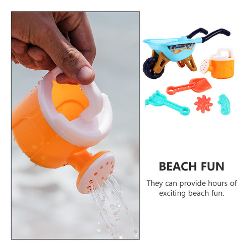 1 Juego De 6 Juguetes De Arena Para Playa Para Niños, Divert