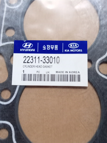 Empacadura Cámara Hyundai Elantra 1.6/1.8 93-96