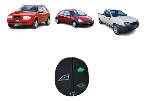 Botão Interruptor Vidro Elétrico Duplo/sim Ford Ka 97 A 2014