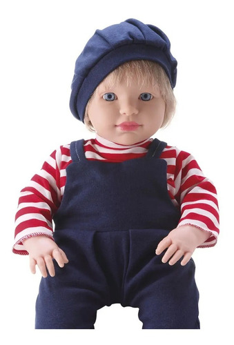 Boneco Menino Loui 53cm Bambola Brinquedos