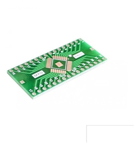 Placa Adaptadora Qfp32 Tqfp Lqfp Eqfp A Dip32 0.8 Mm 32pines