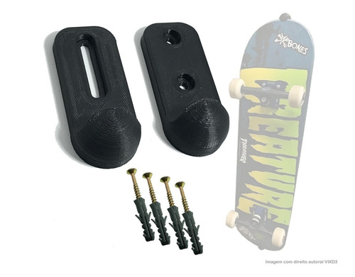 Suporte Parede Fixo Skate Longboard Ajustável Envio Imediato