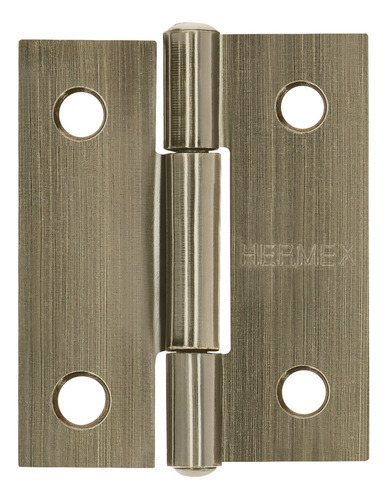Bisagra Rectangular 1-1/2 Latón Antiguo, Hermex