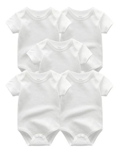 Kiddiezoom Body Unisex De Manga Corta Para Bebe, Paquete De