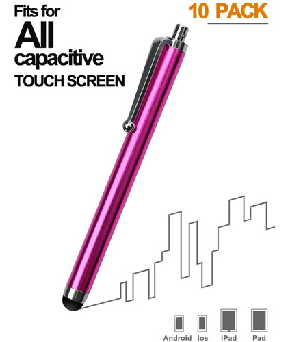 Imagen 6 de 8 de Lapiz Biligrafo Para Pantalla Tactil Tablet Celular