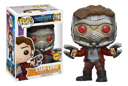 Funko Pop Star Lord Guardianes De La Galaxia 198 Chase