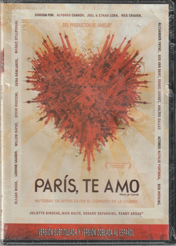 Dvd Paris Te Amo ( Paris, Je T'aime ) (Usado)