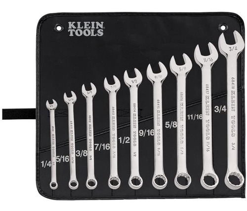 Klein Tools 68402 - Juego De Llaves Combinadas  9 Piezas 