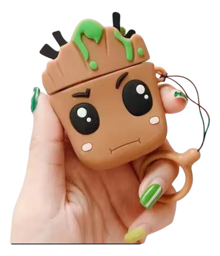 Funda Audífonos Generación 1 Y 2 Airpods Superhéroes Batman Groot
