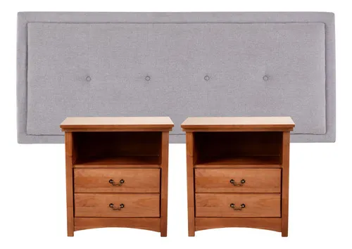 comprar Respaldo Y Veladores King Cic Ganges  