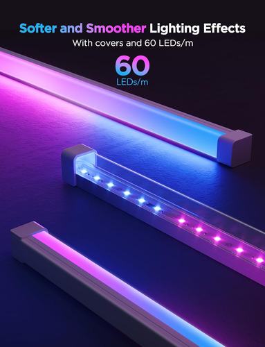 Tiras De Luces Led Govee Rgbic De 3 M Con Fundas Que Funcion
