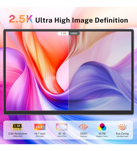 Extensor De La Computadora Portátil De Pantalla Triple Fzaqw