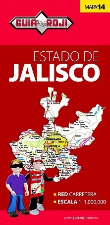 Mapa  Estado De Jalisco Guia Roji