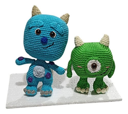Amigurumi De Mike Y Sully Monster Inc
