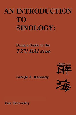 Libro An Introduction To Sinology - Kennedy, George A.