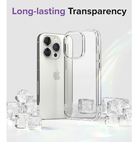 Imagen 3 de 5 de Funda Para iPhone 14 Pro 6.1 Ringke Fusion Original + Vidrio
