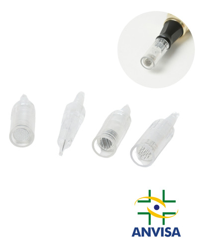 Kit Cartucho Universal Caneta De Microagulhamento Com Anvisa