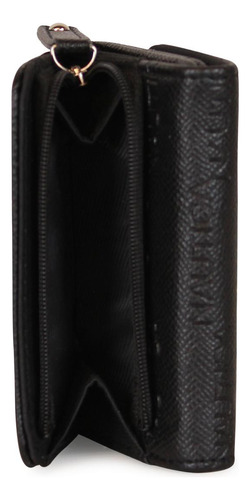Billetera De Mujer Trinii Negra Nautica