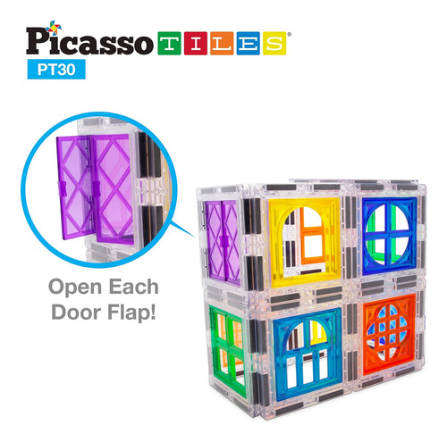 Bloques Magneticos Con Clip Para Ventanas Y Puertas De Pi...