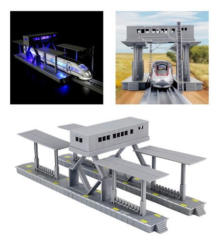 Modelo De Riel De Vía De Tren De De Estación Para