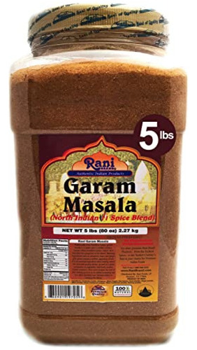 Rani Garam Masala Indian 11-spice Blend 80oz (5lbs) 2.27kg B