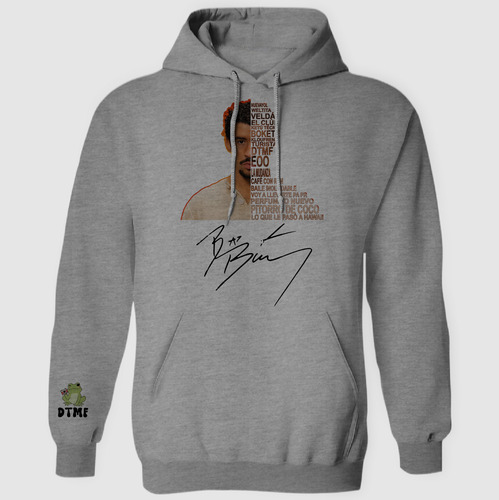 Sudadera Bad Bunny Autografo Ranita Dtmf
