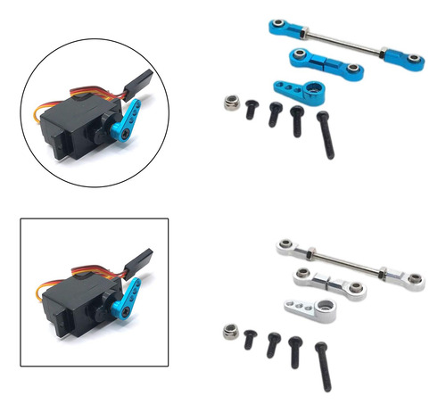 2set 1/28 Barra De Tracción De Dirección Rc Para Wltoys