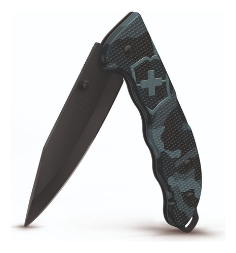 Cortaplumas Victorinox 0.9425.DS222 Evoke BSH Alox Color Azul Camuflaje Con 4 Herramientas