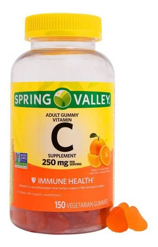 Vitamina C 250mg Sistema Inmune Antioxidantes 150 Gomitas Tiene Un Poderoso Antioxidante Que Ayuda A Impulsar El Sistema Inmunológico. Ayudando A Retener Los Niveles De Colesterol